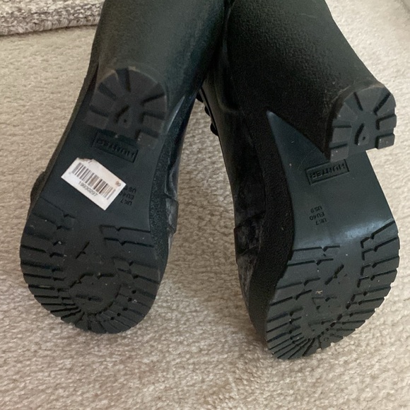 Hunter Lapin Boots Knee-High Lace-Up - Picture 7 of 14